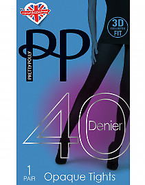 Pretty Polly 40 Den 3D Opaque AVA3
